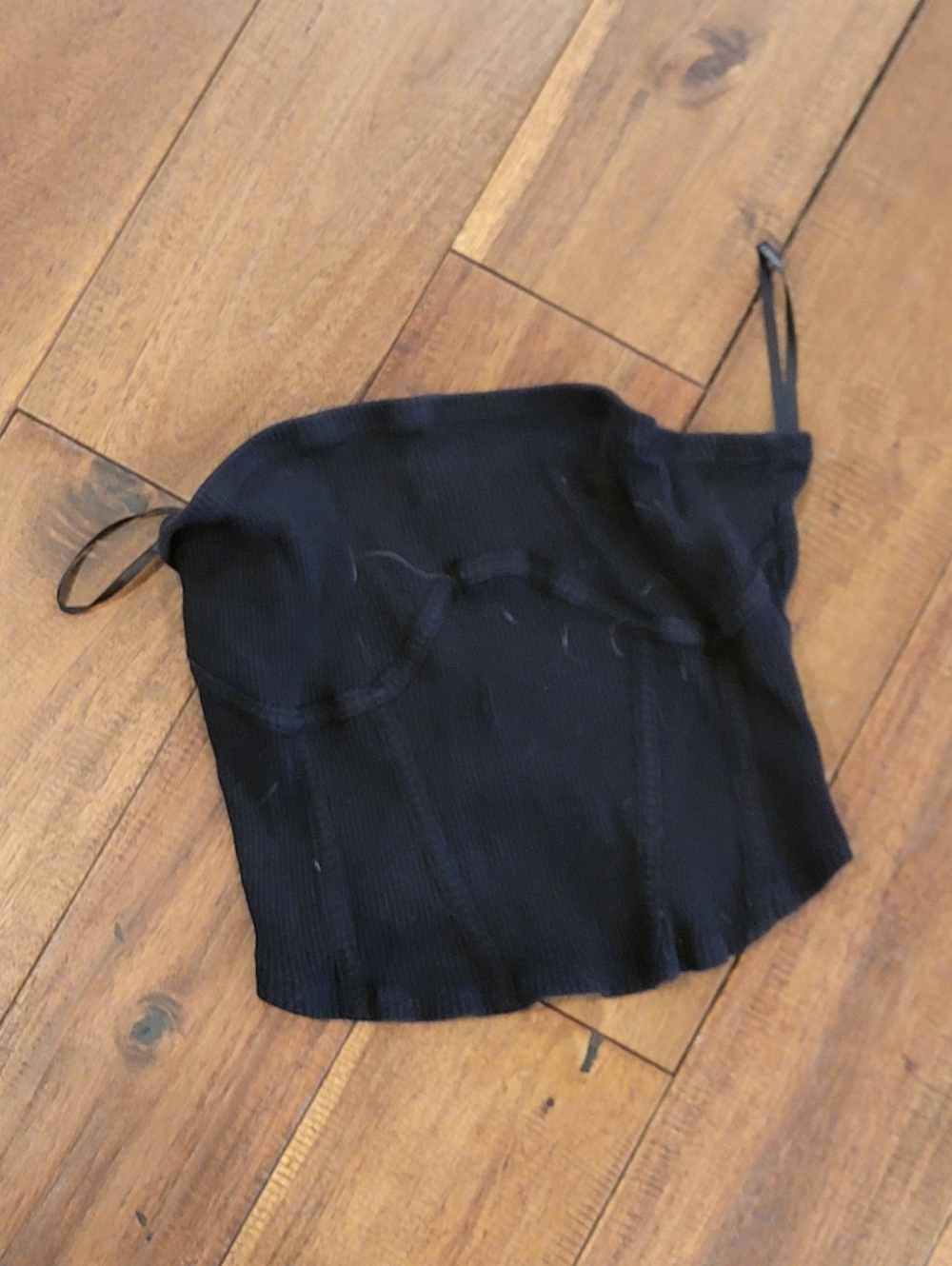 forever21 corset style crop top